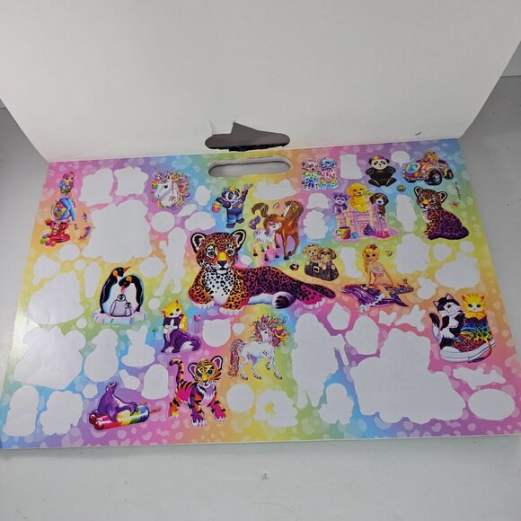 Lisa Frank Super Coloring Activity Pad Multicolor Stickers *Missing Stickers* - Picture 3 of 9